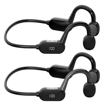 Kostné Vedenie Slúchadlá | Open-Ear Nepremokavé Športové Slúchadlá Športové Headset Stereo Bluetooth5.1 Pre Beh Fitness